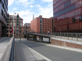 Hamburg Speicherstadt an der Hafencity