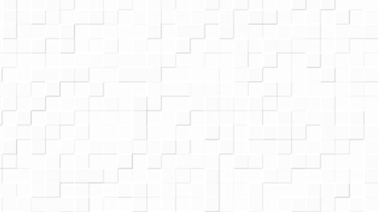 White cement and plaster square wall texture background. modern interior design.