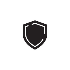 shield icon vector symbol template trendy design