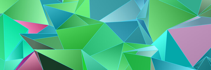 Obraz premium Abstract Low-Poly background. triangulated texture. Design 3d. Polygonal geometrical pattern. Triangular modern style