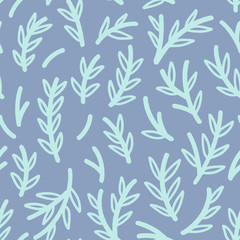 Vector seamless pattern with plants. Background for packaging, textiles, cover art, Wallpaper - 348896260