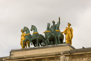 Obraz premium statue of king