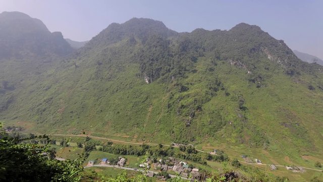 Landscape of the Ha Giang Loop in Vietnam