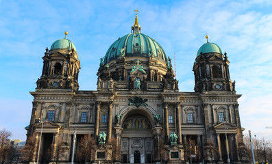 Fototapeta na wymiar Berlin Cathedral, Baroque architecture, Germany.