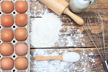 Homemade bread baking menu