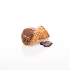 Cannolo siciliano al cioccolato