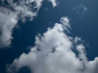 blue sky with clouds