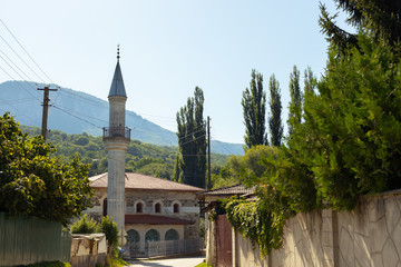 Kokkoz Jami Mosque, also known as Yusupov's Mosque,  Sokolinoe, Crimea, Russia