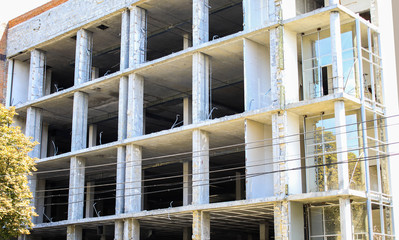 Old unfinished building