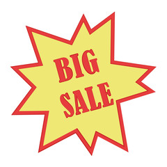 Big sale marker icon vector illustration design