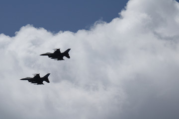 military jet fighter