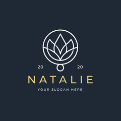 lotus flower logo design
