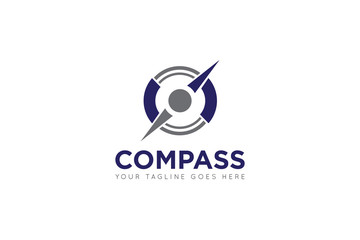 compass logo and travel navigation icon vector illustration