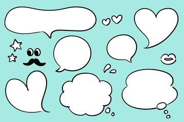 ポップな吹き出しセット１