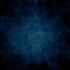 Blue designed grunge texture. Vintage background with space for text or image