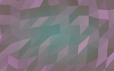 Fototapeta premium Abstract triangle geometrical violet background. Geometric origami style with gradient. 3D illustration