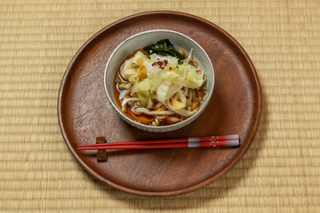 手打ちうどん　Hand-made udon Japanese cuisine