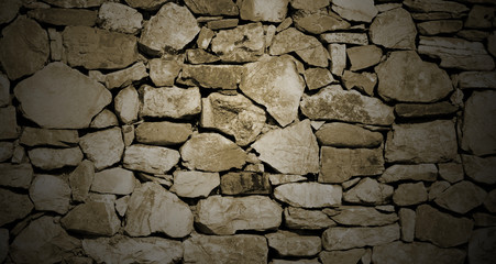 muro a secco, muro di pietra, pietre