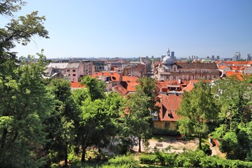 Fototapeta premium Zagreb city, Croatia