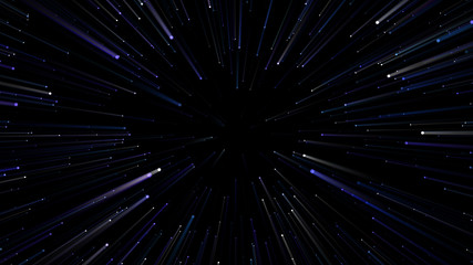Star Burst Warp Space StarField galaxy universe cosmic background © bluebackimage