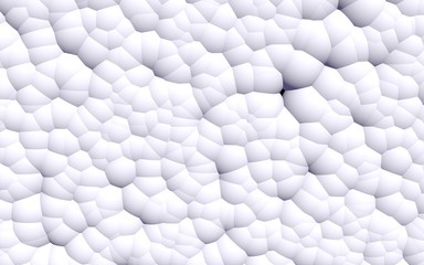 3d rendering picture of white balls. Abstract wallpaper and background. 3D illustration