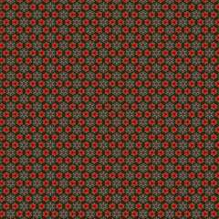 seamless pattern with red hearts