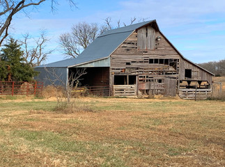 old abandoned barn