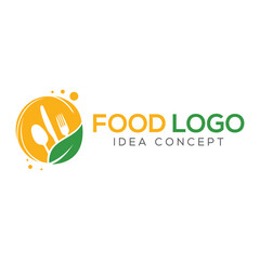 Food Concept Logo Design Template