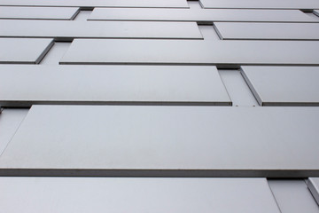 Detail of architecture. Design of the facade. Modern building.