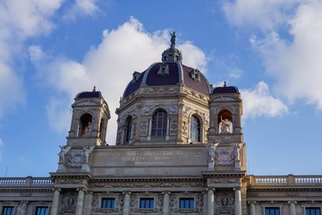 Fototapeta na wymiar Beautiful building top in Wien 