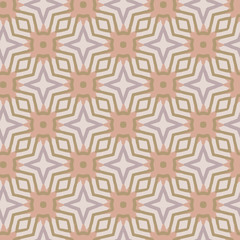 Abstract geometric seamless vector pattern modern tribal background in pastel colors for wallpaper, fabric, paper, textile or scrapbooking. Hand drawn.