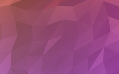 Fototapeta premium Abstract triangle geometrical pink background. Geometric origami style with gradient. 3D illustration