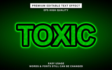 text effect - toxic