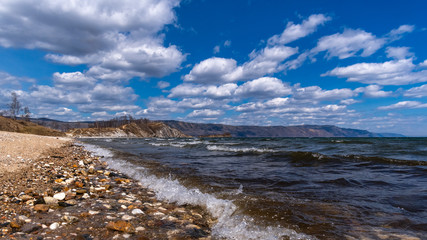 Spring storm on Lake Baikal