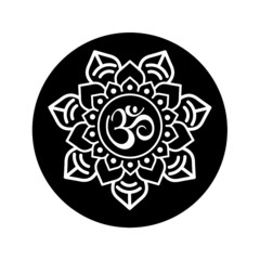 Aum symbol - Om spiritual symbol