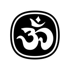 Aum symbol - Om spiritual symbol