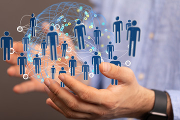  Digital Network and data concept.