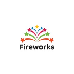 Fireworks Logo Abstract and Symbol