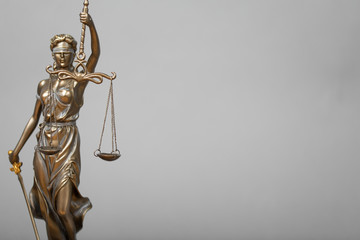 Themis Statue Justice Scales Law Lawyer Concept.