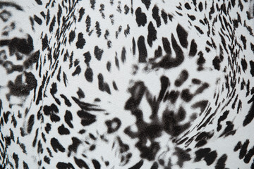 Black and white abstract camouflage. The concealment pattern on a fabric. Concept of winter masking.