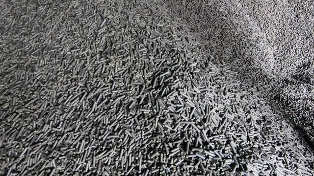 Production of heat-treated sludge in the form of granules at modern sewage treatment facilities. Phosphorus-nitrogen fertilizers. Sochi, Russia.