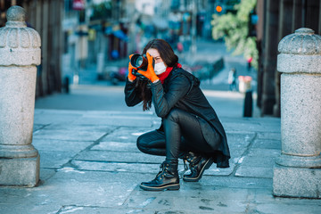 professional photographer working in time of Covid 19