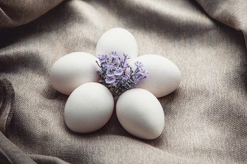 Egg flower, egg pattern, farm products, natural eggs.