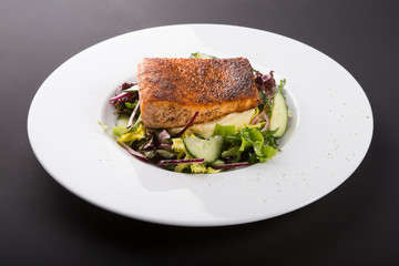 Fried white fish fillet