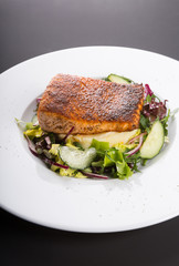 Fried white fish fillet