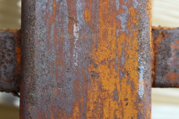 Old metal and rusted metal surface


