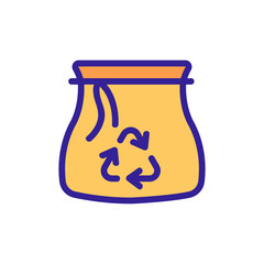 global recycling icon vector. global recycling sign. color symbol illustration