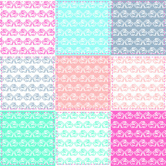 set of seamless patterns