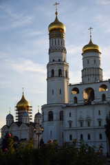 Fototapeta na wymiar Architecture of Moscow Kremlin. Popular landmark. 