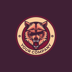 wolf head predator wild animal